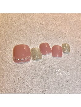 キュアーズ ネイル(CURES NAIL)/シンプルフットネイル