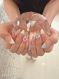 ハイビスカスネイル☆