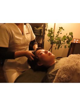 ヘッドスパで癒されたい