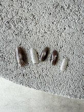 ロエ(Lowe')/クリスマスネイル