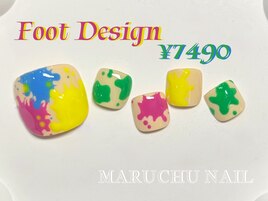 フット定額ネイル