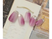 ルクール(Le Coeur)/大人ピンクのミラーネイル☆