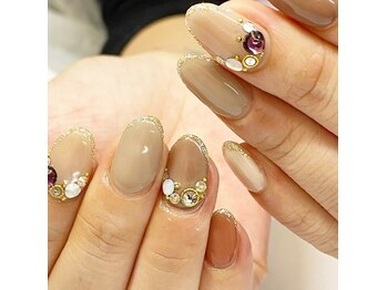 ネイルサロン ロゼオ(Nail salon Roseo)/定額Nail ¥6990~/長さ出し+¥3300