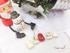 クリスマスネイル