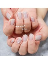 たゆ ネイル(たゆnail)/キラキララメシースルーネイル