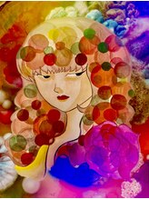 念ネイル&nbsp;薔薇園 知念