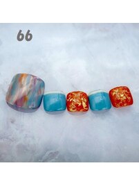フットネイル：No.66