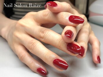 ライズ 本町店(Raize)/ワンカラーネイル/ボルドー