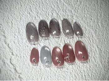 ナナネイル(7.Nail)/シンプルガーリーネイル