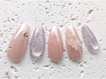 うる艶ミラーデザイン×薔薇