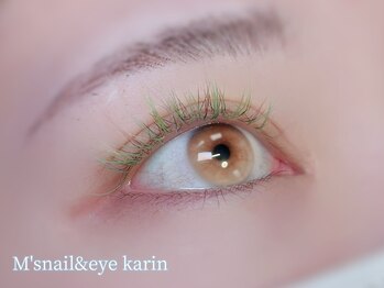 エムズ ネイル アンド アイ(M’s nail & eye)/カラーまつエク♪