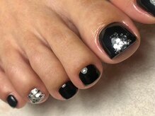 オーラリー ネイル アート メゾン(ORRERY nail art maison)/フット / ブラック