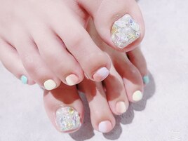 夏満喫☆フットネイルデザイン