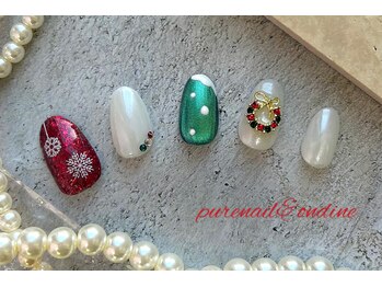 ピュアネイルアンドオンディーヌ/《期間限定》クリスマスネイル