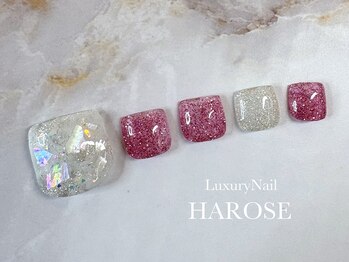 ラグジュアリーネイル ハローズ(HAROSE)/フットジェルマンスリーコース