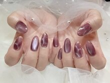 マグネットネイル、水面マグネット。もやもやしてます！