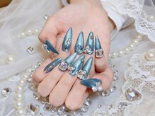 ナナネイル(Nana Nail)/ブルーマグネットネイル