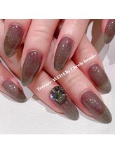 テラスアヴェダビューティー(Terrace AVEDA beauty)/キラキラブラックネイル