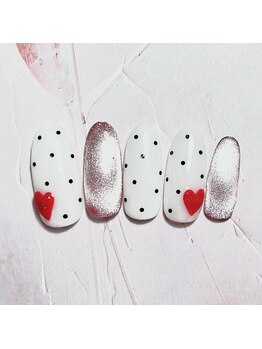 ナナズネイル 西小倉店(NANA's Nail)/2月 定額制ネイルデザイン