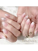 ノーラスリエン(Nolaslien)/ピンク　リングネイル　