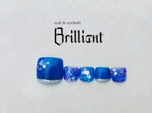 ネイルアンドまつげエクステのお店 ブリリアント 草加(Brilliant)/Foot 　定額9900円コース