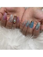 白べぇーっ 本店 湊町店/アシメネイル