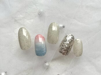 ヴェレスト 西荻窪(Verest)/simple art 砂浜ネイル