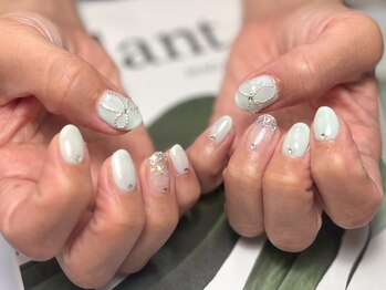 ティファニーブルー/夏ネイル