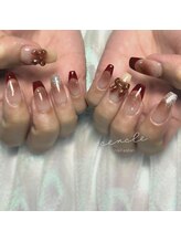セルクル ネイル(cercle nail)/ボルドーネイル