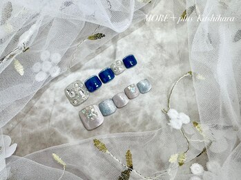 モアプラス 橿原店(MORE+plus)の写真/季節感とトレンドを楽しむフットネイルデザイン☆