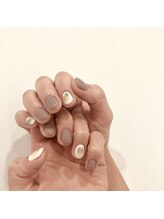 ビューティーアートサロン フェンネイル(Beauty Art Salon Fen Nail)/ワンカラー+ニュアンス