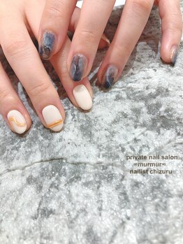 プライベート ネイルサロン マーマ(murmur)/大理石ネイル