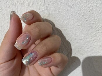 ファンクションネイルズ 表参道 原宿(FUNCTION NAILS)/ホイルネイル/クリア