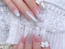 シーアンドビーネイル(C&B Nail)/持ち込みデザイン【リボン】