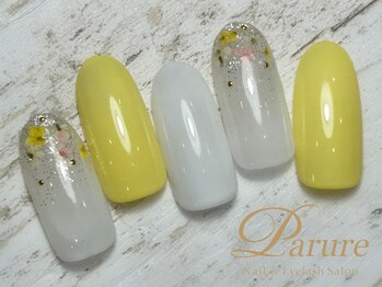 パリュール 西荻窪(Parure)/定額Aコース　春　花　イエロー