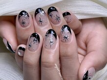 モナサロン(Mona salon)/フレンチ＋星デザインシール