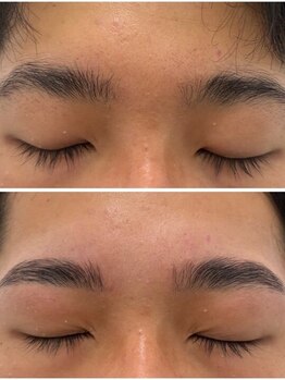 まつげ屋 サントムーン柿田川店の写真/【メンズ】地眉毛の形を活かしつつ、男らしさや柔らかい印象に…なりたい雰囲気に近づけます!