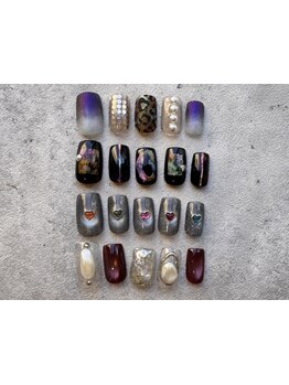 手描きアートが得意なサロン