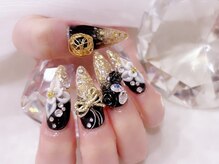 ネイルブラックシー デコ電ショップ クリスタルシー(BLACK SEA Shop Crystal Sea)/成人式にも