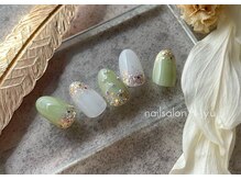ネイルサロン アージュ(Nail Salon A jyu)/新緑ネイル/ピスタチオカラー