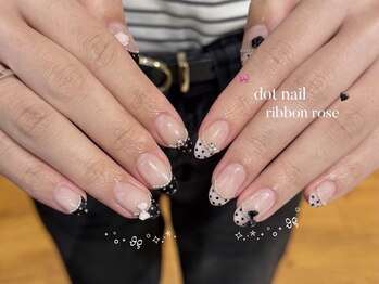 リンドネイル バイ モカ アンド ララ(Lind nail by moca and LaLa)/【mian】ドット/ガーリーネイル