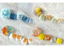 nail salon GIFT【ネイルサロン ギフト】パラジェル取扱店【8/1開店（予定）】の雰囲気（夏はフットネイルが人気♪サンダルから見える可愛いをお届け◇）
