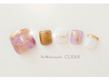 ネイルアンドビューティーサロン クリア(CLEAR)/フットネイルデザインＣ