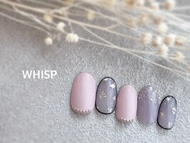 透け感ニュアンスネイル 秋冬