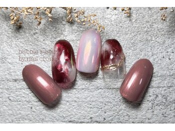 バブル シュガー バイ ネイルクローネ(bublle sugar by.nail crone)/ニュアンスネイル