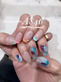 エーハチヨンロク(A846)/持込デザイン(アシンメトリー)