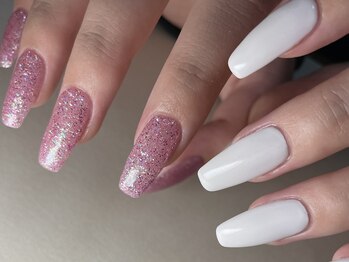 ナナマルニ(702)/ラメ＆ホワイト