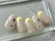 インク(inc)/ハンド/イエローフレンチネイル