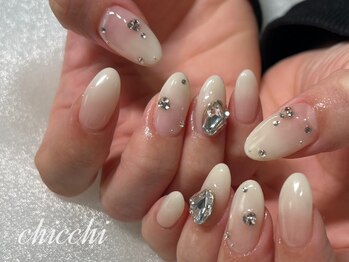 チッチ 小倉店(chicchi)の写真/選べる定額designあり♪持ち込みアートも◎シンプルネイルやトレンドデザインもフォルムまで丁寧な仕上がり