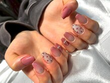 グラデネイル/ハートホロネイル